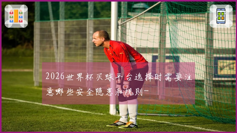 2026世界杯买球平台选择时需要注意哪些安全隐患和规则-